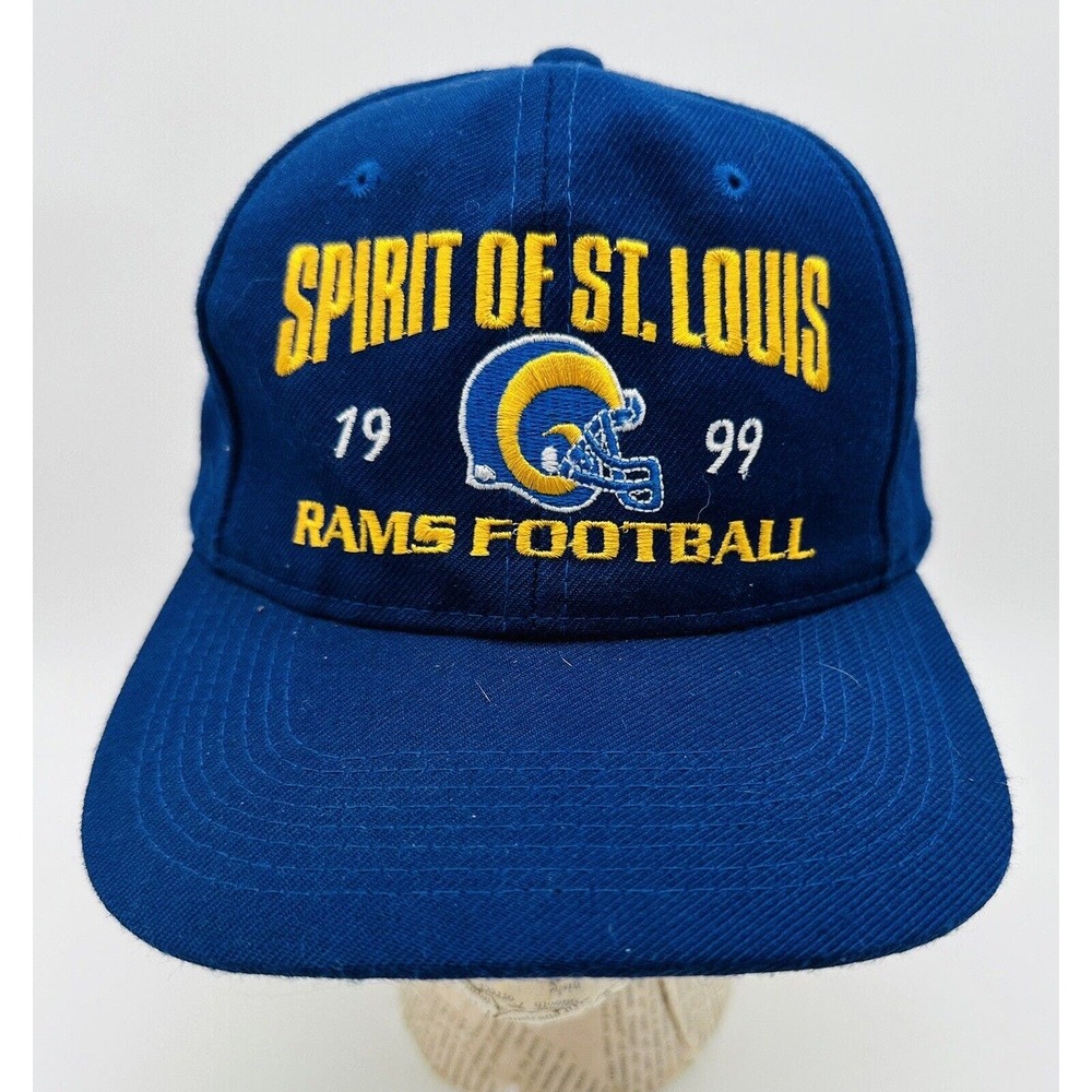 Vintage Headmaster St. Louis Rams Spirit Of Saint Louis SnapBack 1999 Wool Blend